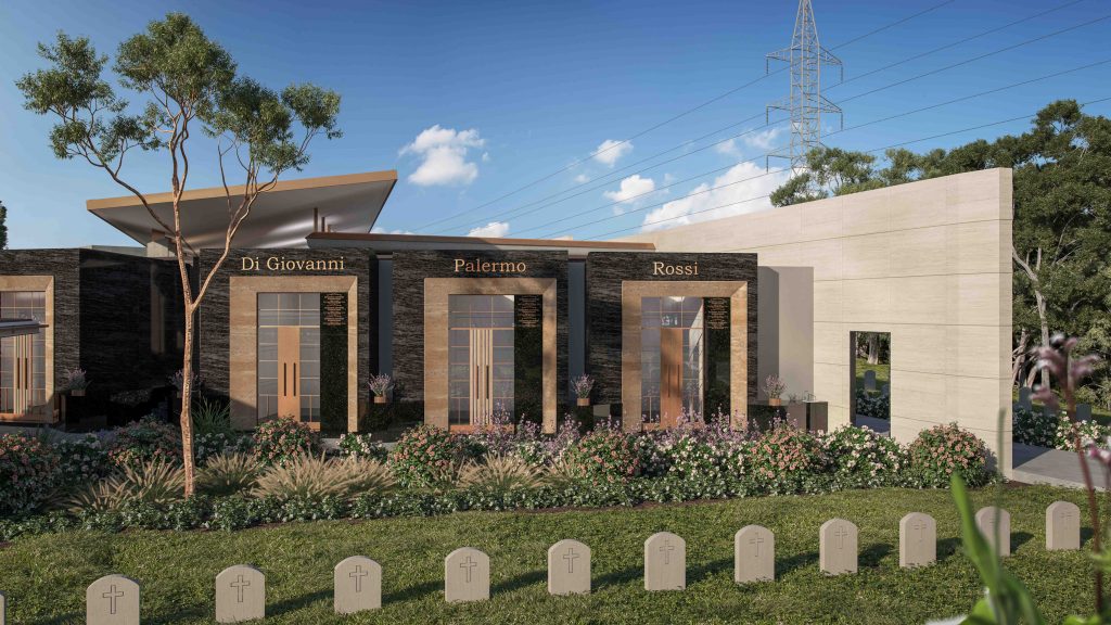 New Catholic Mausoleum crypts. 
